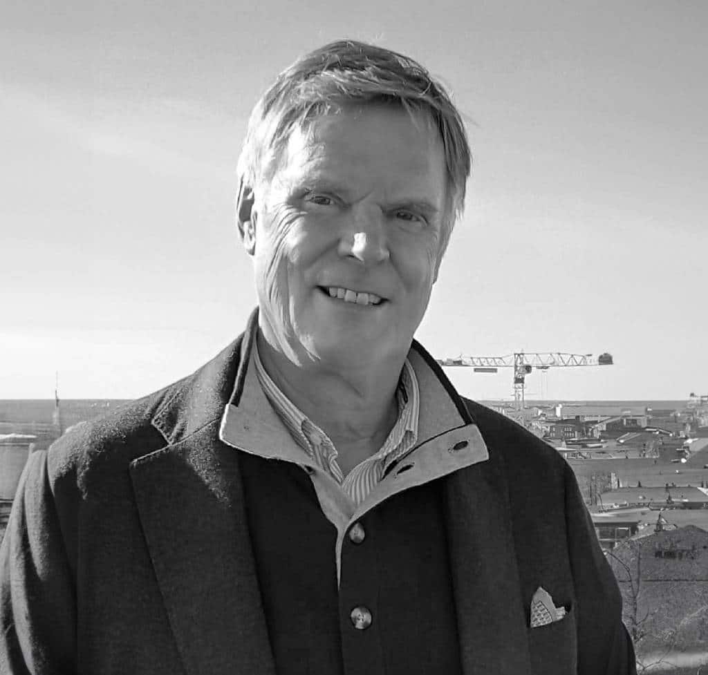 Jeff's Way Jeff Whitaker portrait bw square