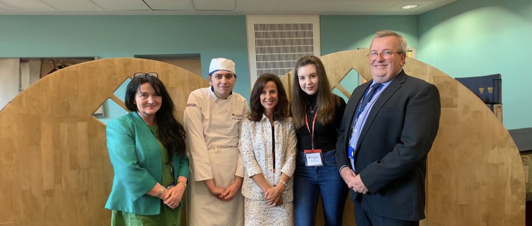 Northampton College student Josie was awarded best achievement by Jeff's Way. After completing two Stages at Le Manoir, Josie today operates her own patisserie business Josies Cake Co.