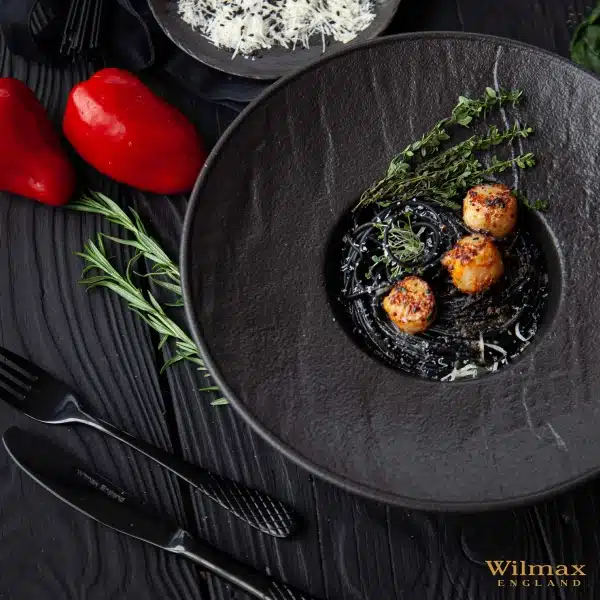 Black Deep Plate 27 cm Black Deep Plate 27 cm - Image 11