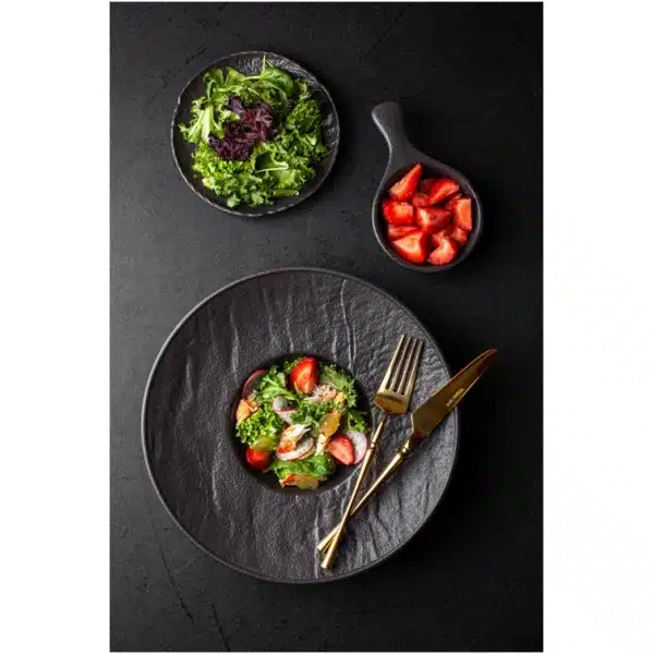 Black Deep Plate 27 cm Black Deep Plate 27 cm - Image 8