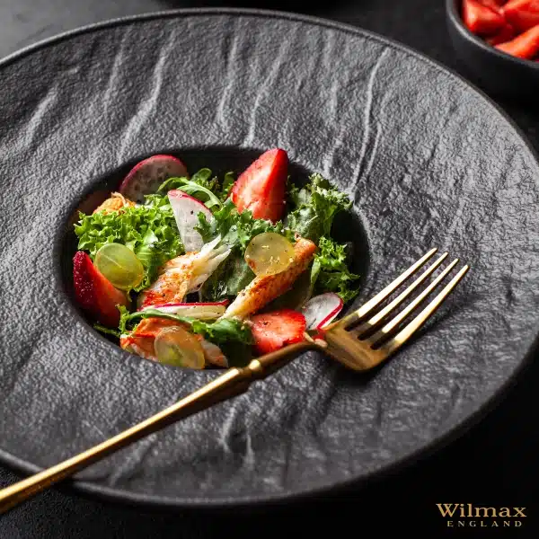 Black Deep Plate 27 cm Black Deep Plate 27 cm - Image 9