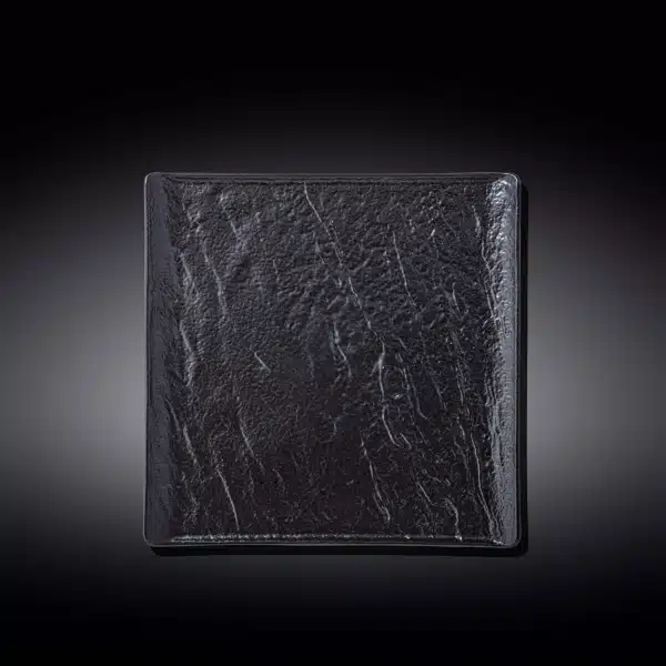 Wilmax England UK Stock Assortment Black Square Plate WL‑661106A
