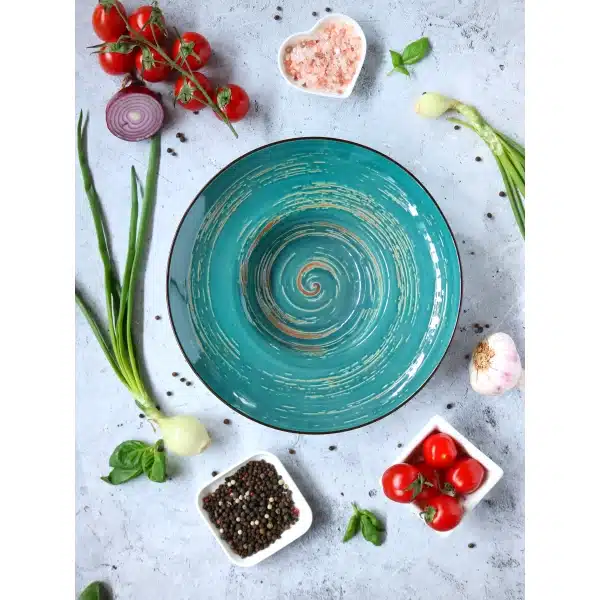 Green Deep Plate 24 cm Green Deep Plate 24 cm - Image 7