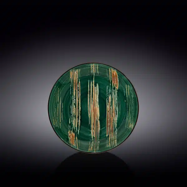 Green Round Plate 18 cm Green Round Plate 18 cm