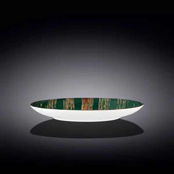Green Round Plate 28 cm Green Round Plate 28 cm - Image 2