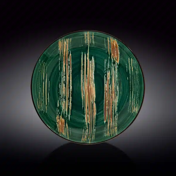 Green Round Plate 28 cm Green Round Plate 28 cm