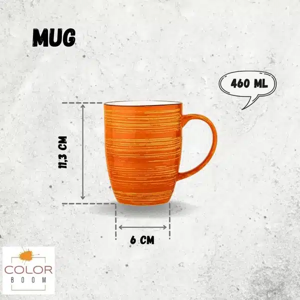 Orange Mug 460 ml Orange Mug 460 ml - Image 2