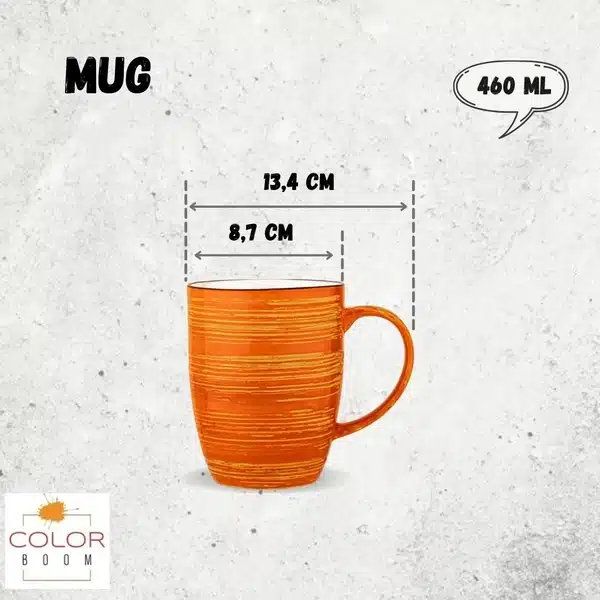Orange Mug 460 ml Orange Mug 460 ml - Image 3