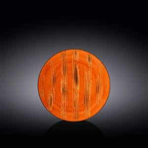 Orange Round Plate 18 cm