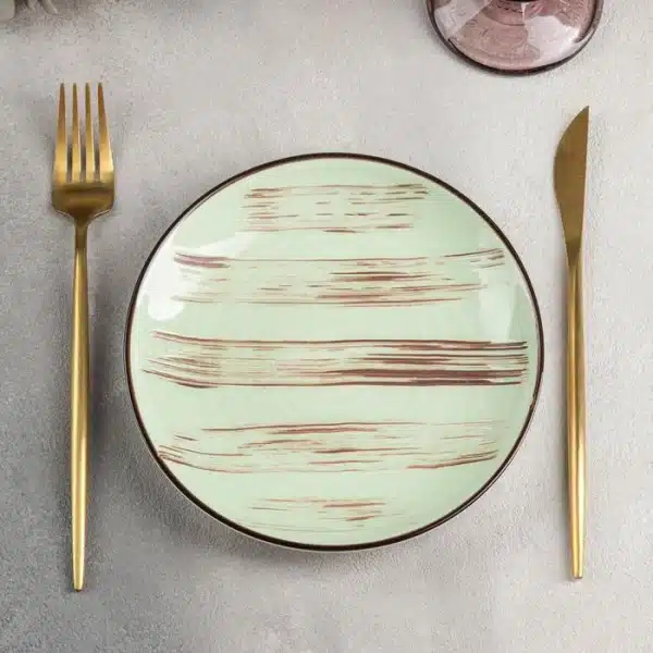 Pistachio Round Plate 18 cm Pistachio Round Plate 18 cm - Image 3