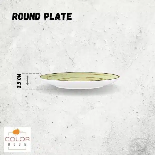 Pistachio Round Plate 20.5 cm Pistachio Round Plate 20.5 cm - Image 3