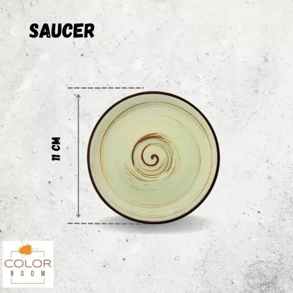 Pistachio Saucer 11 cm Pistachio Saucer 11 cm - Image 2