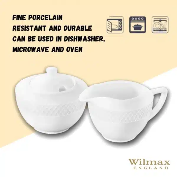 Sugar Bowl 340 ml & 300 ml Creamer Set Of 2 Sugar Bowl 340 ml & 300 ml Creamer Set Of 2 - Image 5