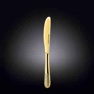 Gold Dinner Knife 22 cm