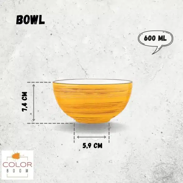 Yellow Bowl 14 cm Yellow Bowl 14 cm - Image 2