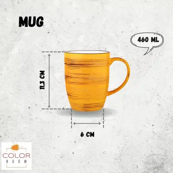 Yellow Mug 460 ml Yellow Mug 460 ml - Image 2