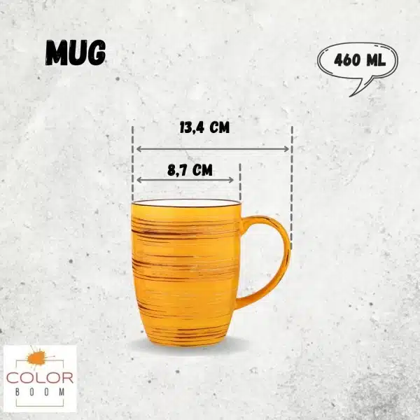 Yellow Mug 460 ml Yellow Mug 460 ml - Image 3