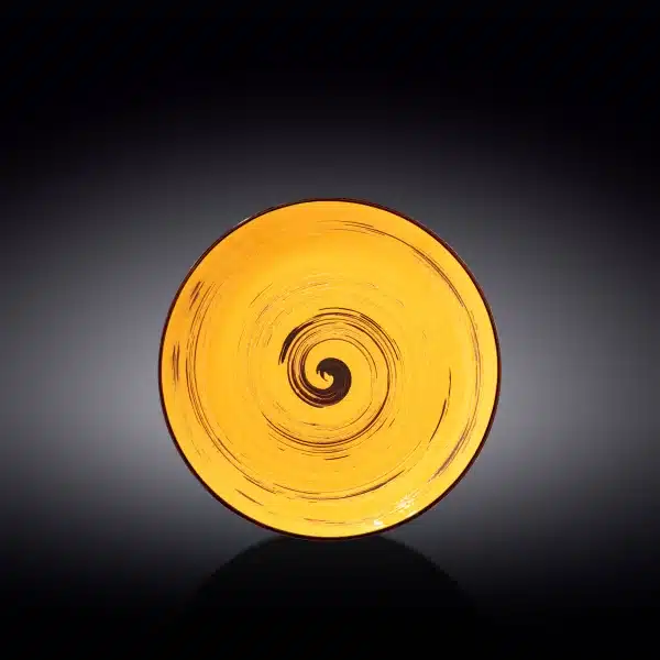 Wilmax England UK Stock Assortment Yellow Round Plate WL‑669412A